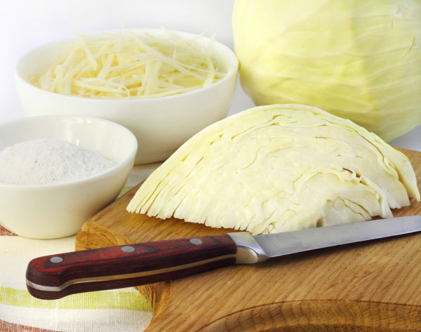 Making sauerkraut is easy and straightforward.